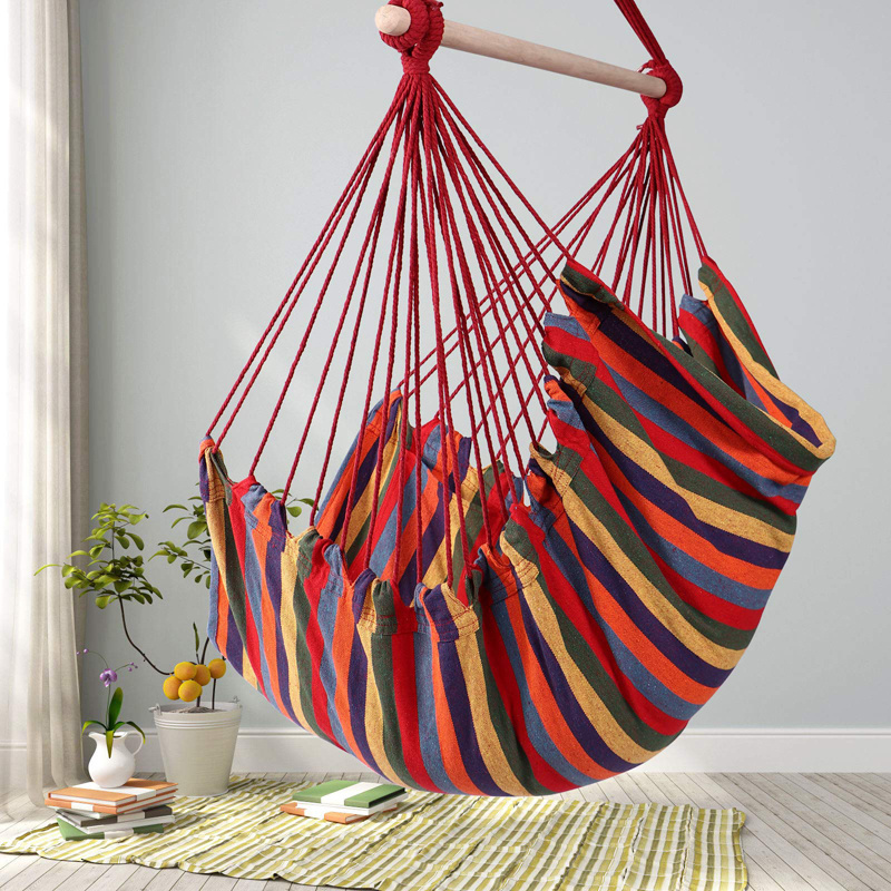 Relax Comfortable Durability Hanging Rope Bedroom Patio Tree Party Forest Easy Carry Garden Home Yard Swing Hammock Chair