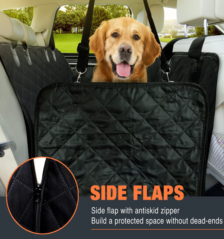 Waterproof With Visual Window Scratchproof Puppy Hammock Anti Slip SUVs Trucks Sedans Dog Car Seat Cover For Back Seat