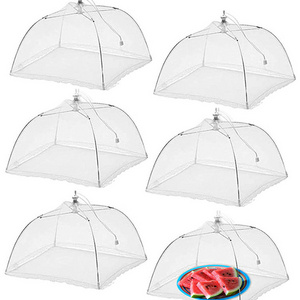 Outdoors Screen Tents Parties Picnics BBQ Reusable And Collapsible Pop Up Mesh Food Covers Umbrella