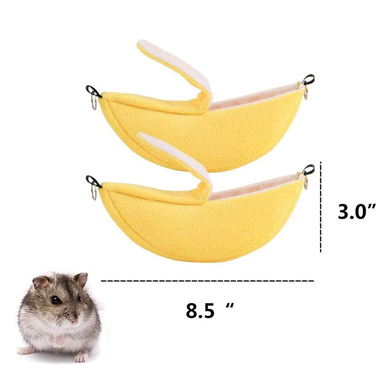 Small Animals Cute Sugar Glider Mouse Rat Squirrel Cage Soft Dwarf Yellow Bed Hamster Hammock