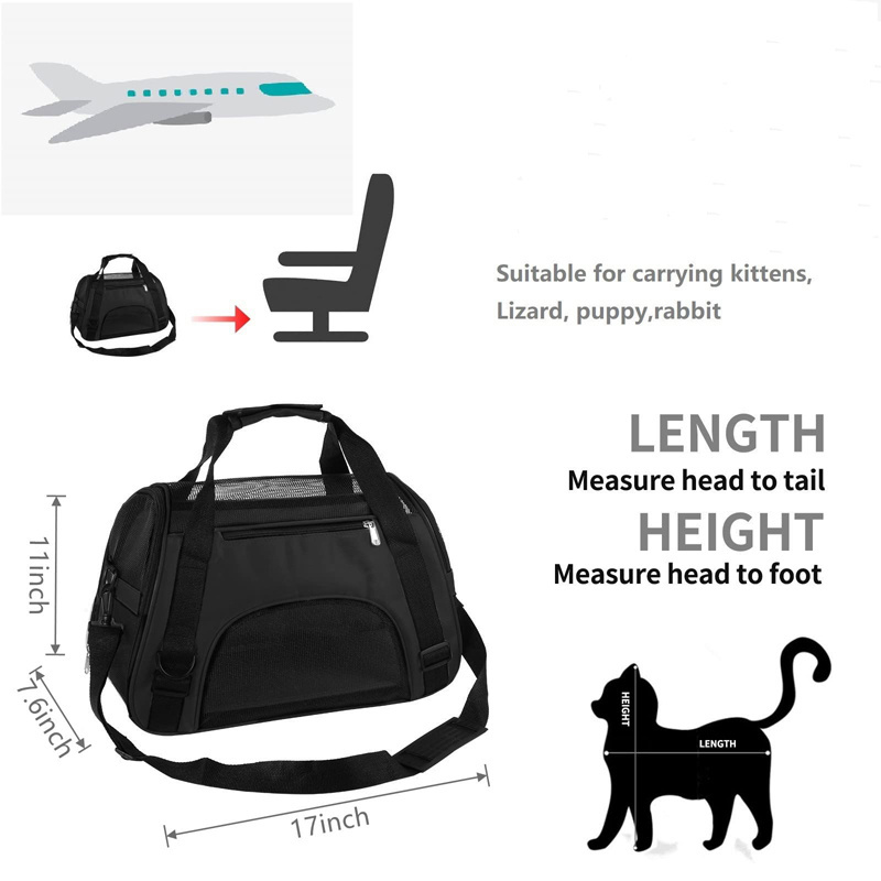 Pet Carrier Large Medium Cats Soft Sided Pet Big Cats Puppy Dog Carriers Pet Protection Travel Carrier