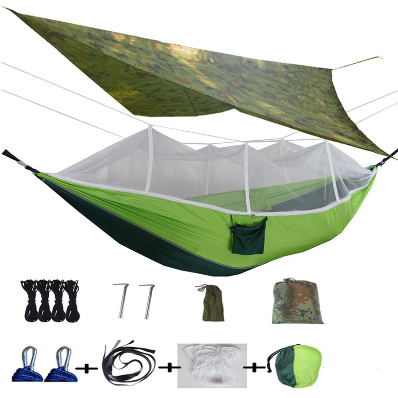 Outdoor Mosquito Netting Sun Shade Travel Trip Air Swing Forest Tree Garden Hiking Holiday Picnic Camping Canopy Hammock