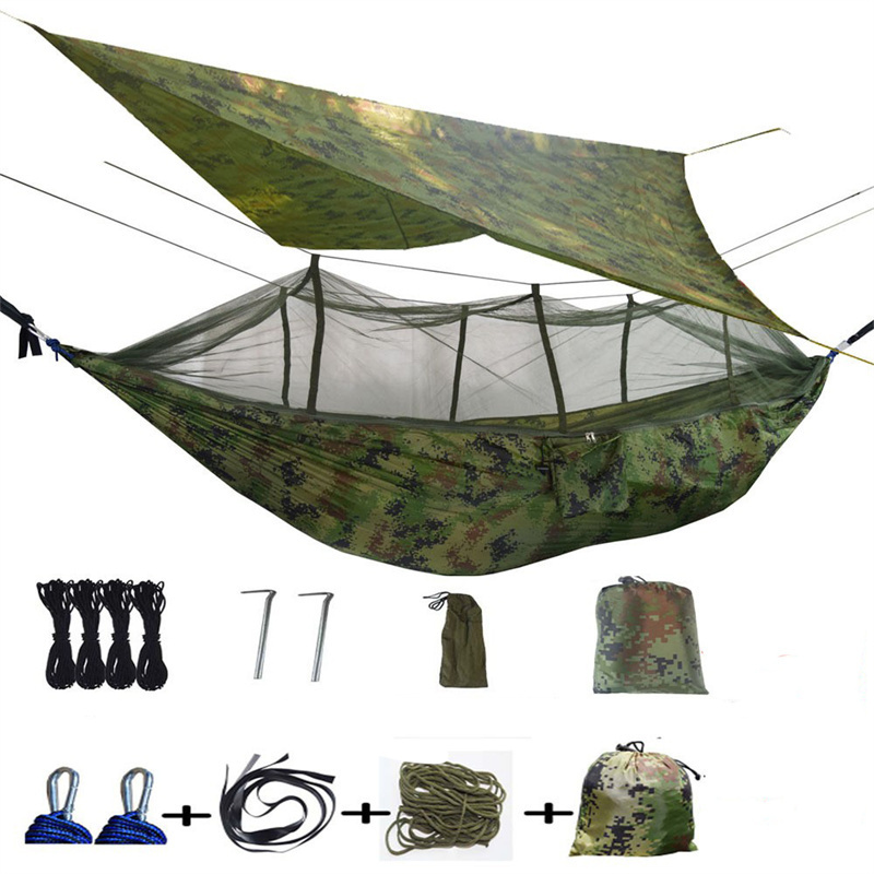 Outdoor Mosquito Netting Sun Shade Travel Trip Air Swing Forest Tree Garden Hiking Holiday Picnic Camping Canopy Hammock