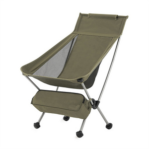 Camping Light Portable Camp Chair Storage Bag Compact Folding Beach Backpacking Hiking Fishing Picnic Chair