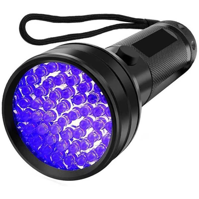 Pet Odor Eliminatornator Black Light 51 LED UV Light Detector for Dog Cat Urine Dry Stains Bed Bug UV Flashlight