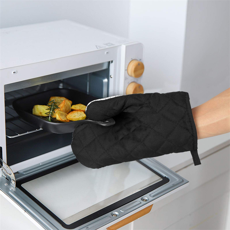 Non-Slip Pot Holders Baking Cooking Kitchen Heat Resistant Oven Mitts BBQ  Gloves