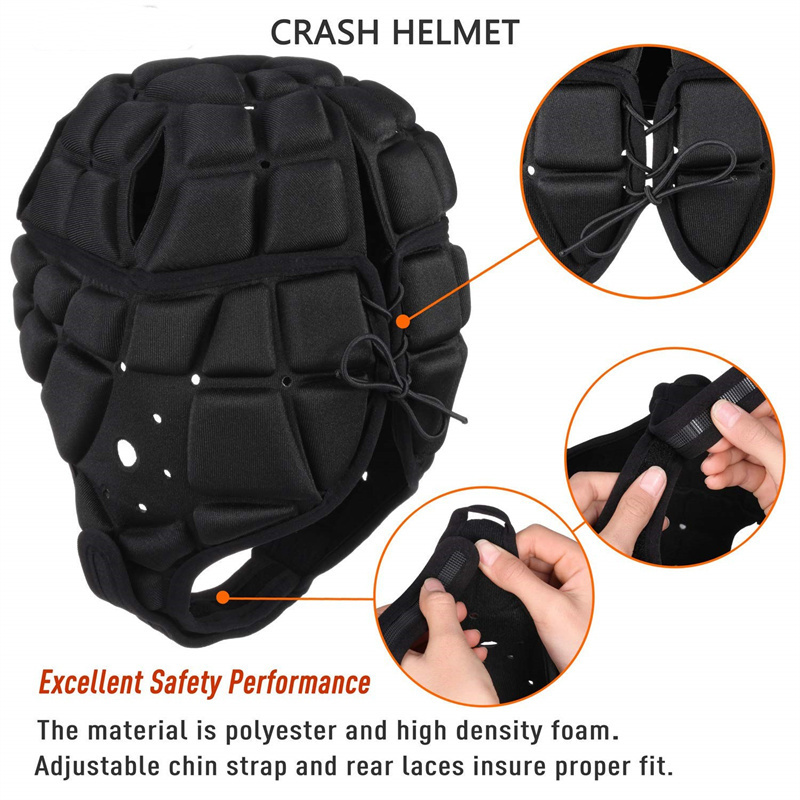 Collision Resistant Skateboard Football Helmet Breathable Sponge Baseball Cap Cycling Soccer Football Goalkeeper Headgear Helmet