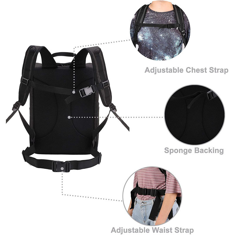 Travel Hiking Outdoor Use Safety Features Cushion Back Support Large Small Cats Dogs Puppies Pet Carrier Backpack