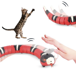 Interactive Smart Sensing Snake Tease Cats Funny Rechargeable Accessories Pet Dogs Play Automatic Cat Toys