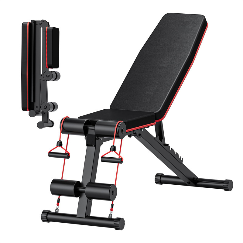 Power Strength Weight Training Body Building Home Gym Exercise Weight Bench Fitness Bench Sit Up Folding Workout Exercise Bench