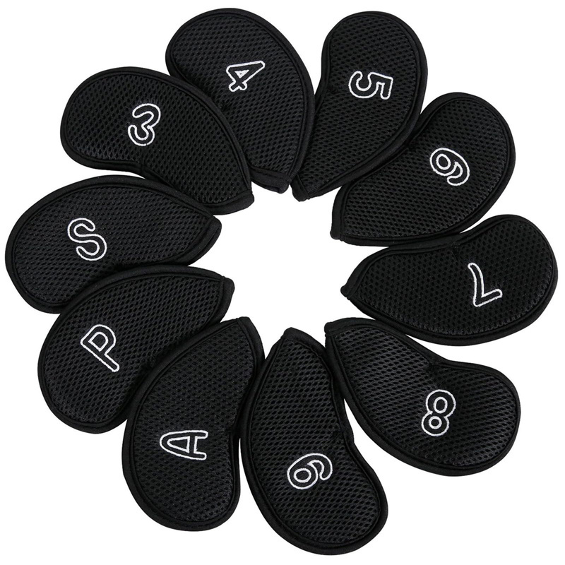 Meshy Golf Covers Set Golf Club Head Cover Fit Most Irons