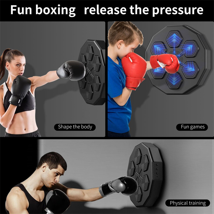 Smart  Wall Mounted Boxing Game Trainer Training Equipment Electronic Music Boxing Machine