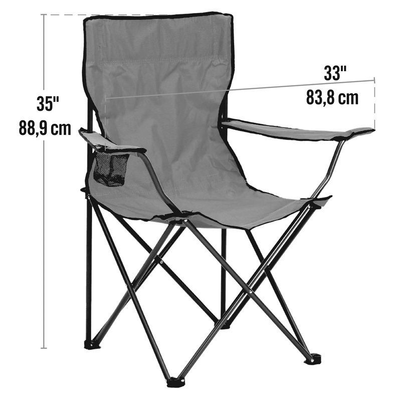 Camping Portable Arm Rest Cup Holder Sketching Hiking Park Bag Leisure Fishing  Backrest Armrest Outdoor Beach Folding Chair