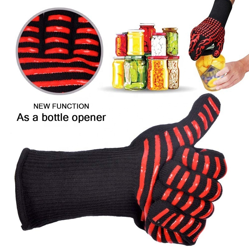 Soft Cotton Lining Safe Pot Holders Baking Cooking BBQ Oven Mitts Microwave  Heat Resistant Gloves