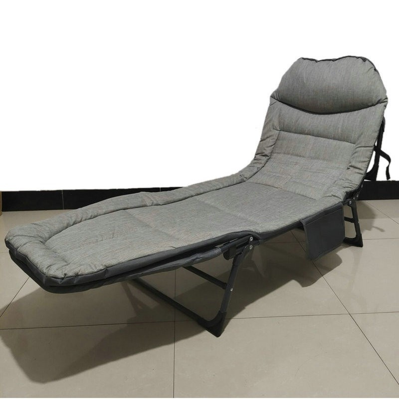 Outdoor Patio Beach Lawn Pool Sunbathing Tanning Portable Camping Recliner Adjustable Folding Chaise Lounge Chair Folding Bed