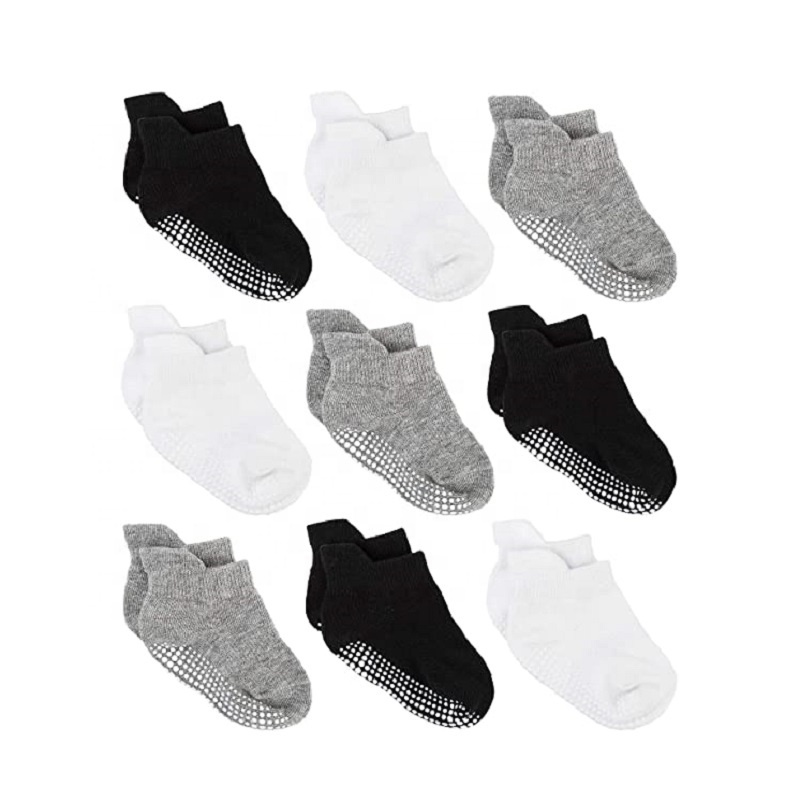 Thicken Comfort Cotton Anti Slip Non Skid Ankle Toddler Kids Boys Girls New Born Baby Socks