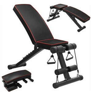 Foldable Pro 7 Gear Adjustment Weight Incline Decline Workout Gym Exercise Sit Up Bench