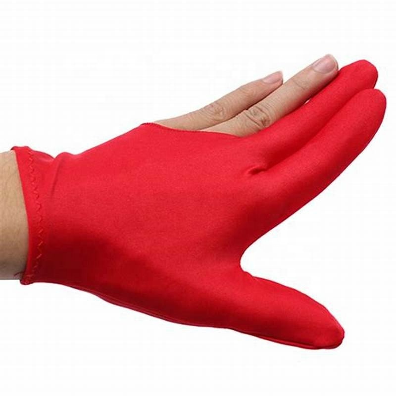 Fashion Men Hand Protection 3 Finger Billard Accessories Gloves