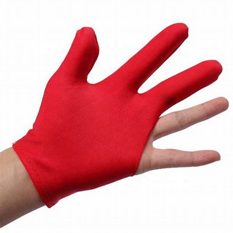 Fashion Men Hand Protection 3 Finger Billard Accessories Gloves