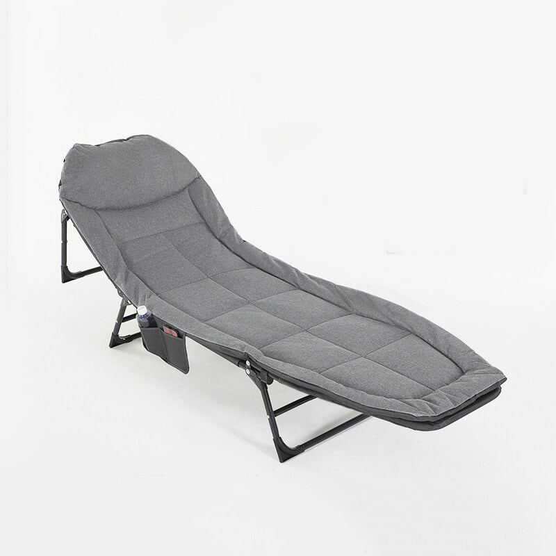 Outdoor Patio Beach Lawn Pool Sunbathing Tanning Portable Camping Recliner Adjustable Folding Chaise Lounge Chair Folding Bed