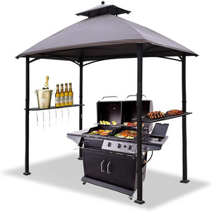 Commercial Luxury Garden Gazebo Shelter Canopy BBQ Grill Family Party Garden Outdoor Tents