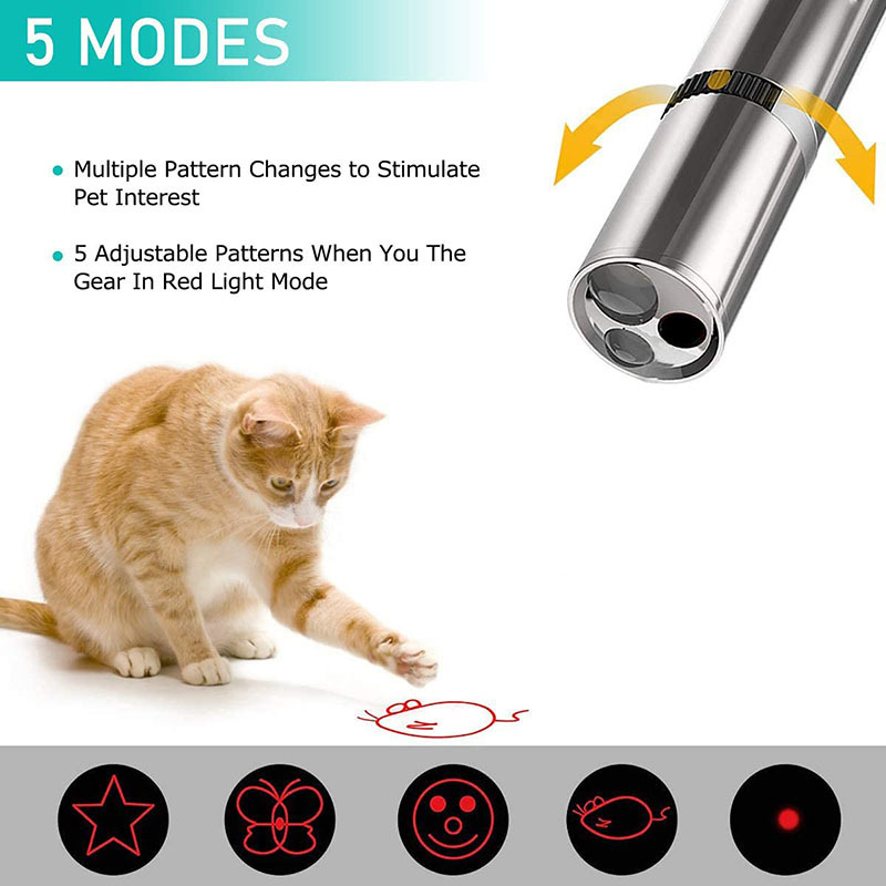 Fun Durable Cat Dog Toys Pet Products Supplies Boredom Anxiety Reducer Pet Laser Pointer Toys