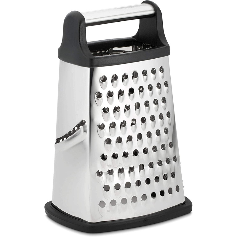 Professional 4 Sides Parmesan Cheese Stainless Steel Vegetables Ginger Box Grater