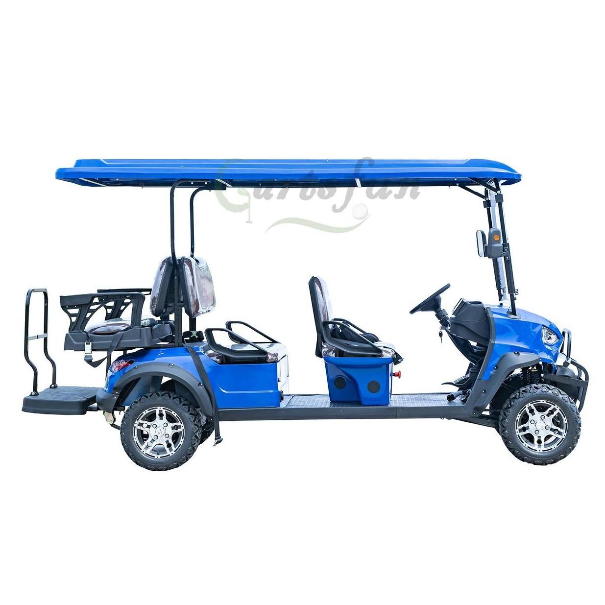 6 Seaters All Colors Electric Club Shuttle Golf Buggy Golf Trolley Golf Cart