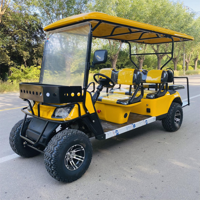 72v Lithium battery Powerful 6 seater legal electric powered Golf Club Cart Vehicle cart