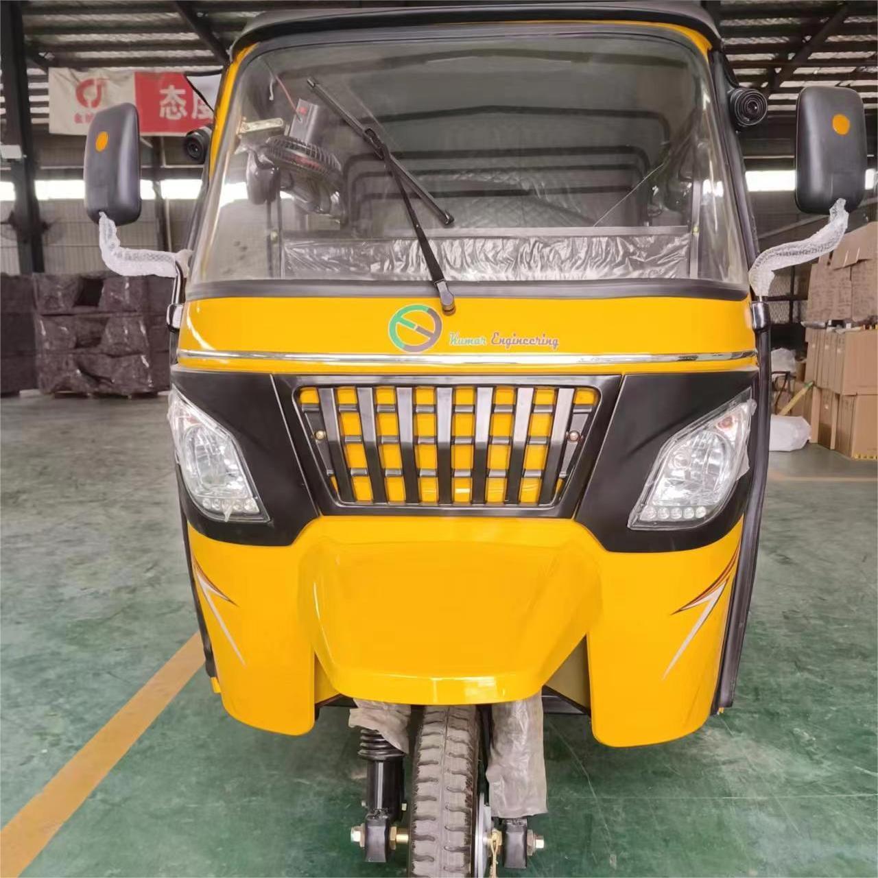 Three Wheeler Rickshaw with Driver Cabin electric Cargo Auto Passenger Motorcycle Tricycle