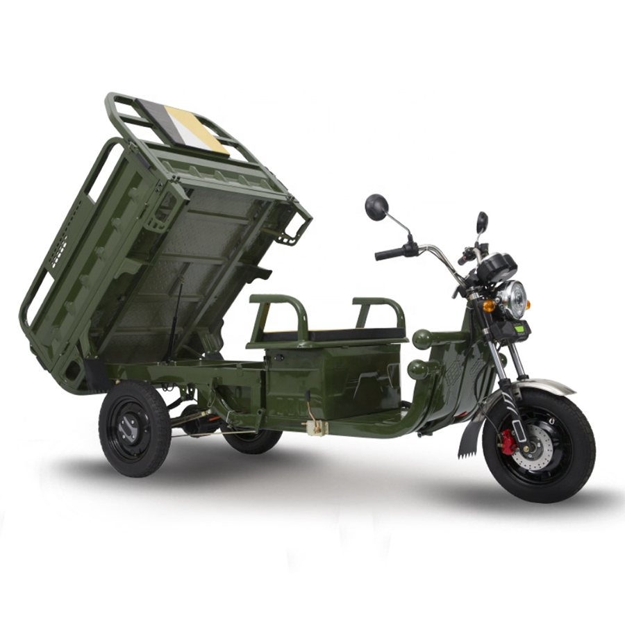 Carsfun Electric Passenger Motorized Gas Powered Farm Cargo Truck Tricycle Three Wheel Tricycle Motorcycle