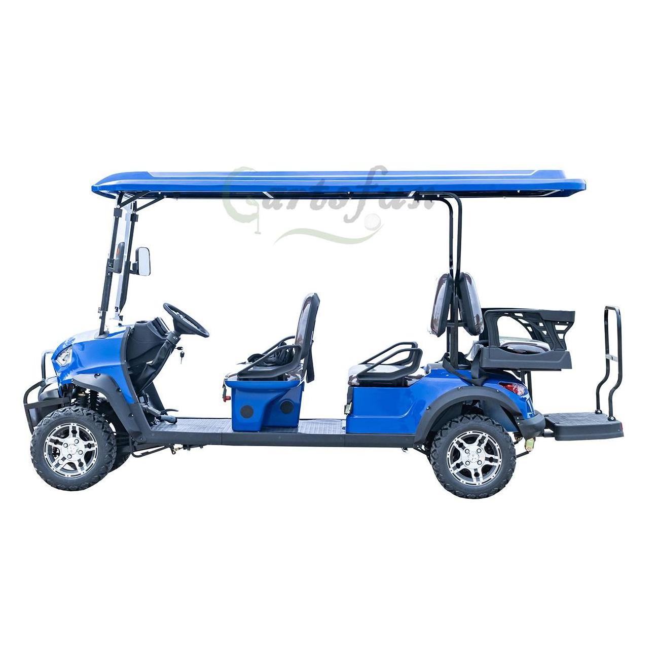 4 Seater Battery Electric Golf Cart for Adults Tourist Bus Club Car Electric Golf Buggy