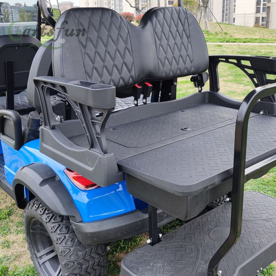 4 Wheel 4+2 seater with off-Road Tire Sightseeing gasoline Golf Vehicle cart