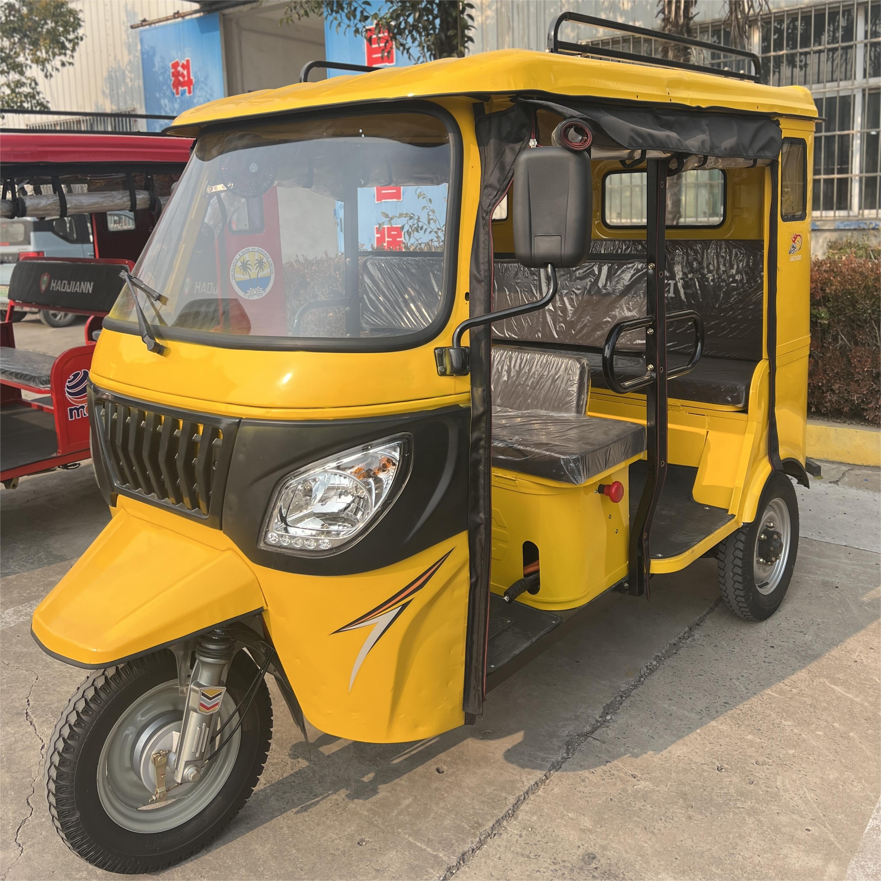 Carsfun Tuk Tuk Passenger Tricycle Motorcycle Three Wheel Auto Electric Tricycle Vehicle Auto Rickshaw