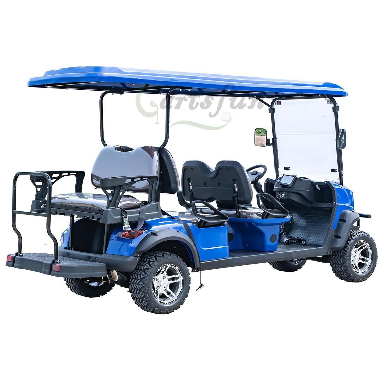 6 Seaters All Colors Electric Club Shuttle Golf Buggy Golf Trolley Golf Cart