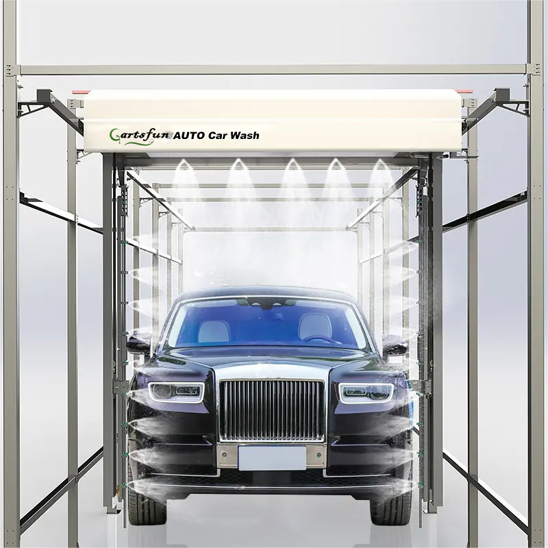 360 Rotating Truck Automatic Touchless Car Wash Machine with Drying System