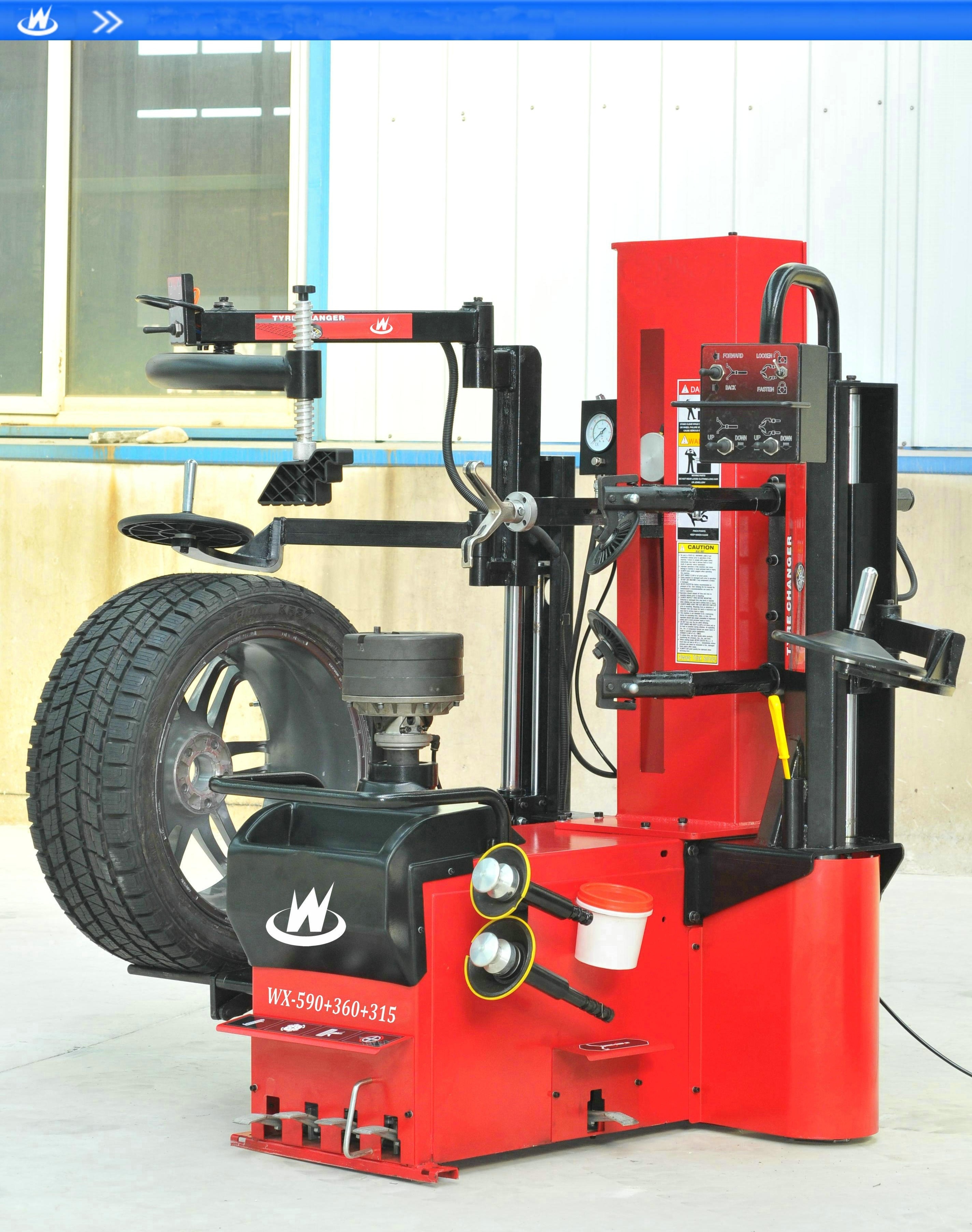 Full Automatic Tire Changer , Heavy Duty Truck Tyre Changer , Tire repair machine WX-575+340+313