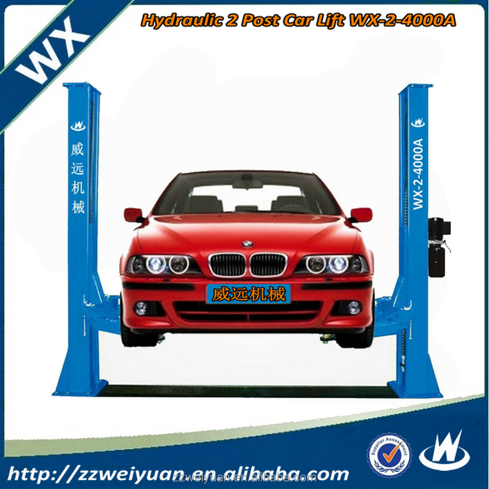 Hot Sales Hydraulic Used 2 Post Car lift WX-2-4000A 3.5T 4T 4.5T