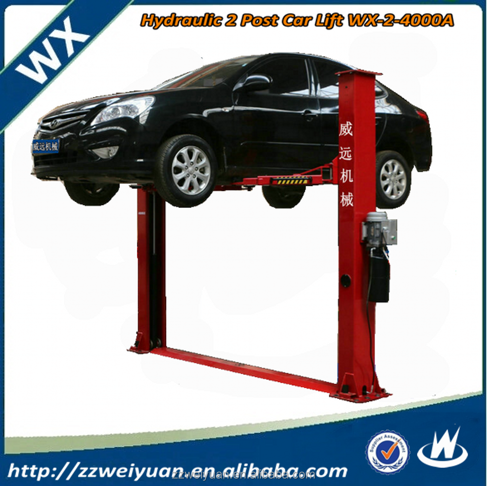 Hot Sales Hydraulic Used 2 Post Car lift WX-2-4000A 3.5T 4T 4.5T