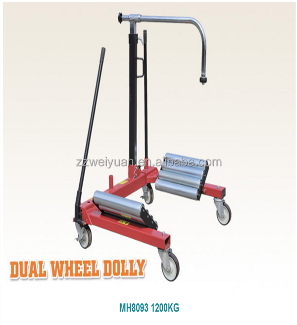 1200kg truck dual wheel dolly tire dolly