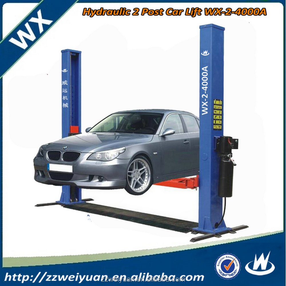 Hot Sales Hydraulic Used 2 Post Car lift WX-2-4000A 3.5T 4T 4.5T