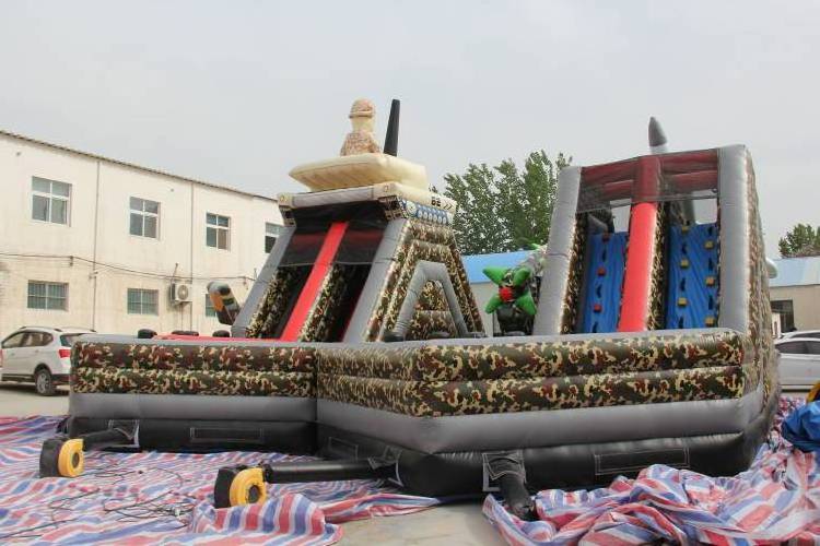 New Commercial Bounce House Obstacle Course Military Rush Obstacle Course Indoor Obstacle Course Equipment