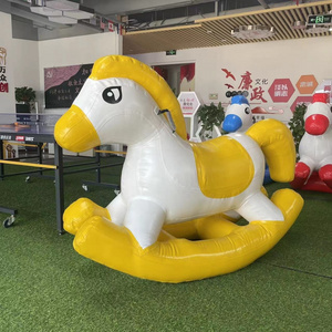 WINSUN western theme party inflatable horse toy inflatable hongyi toy