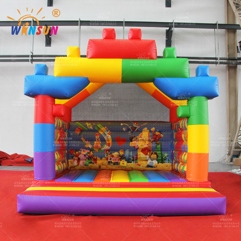 WINSUN  bouncy castle water slide commercial inflatable jumping castles bounce house for sale