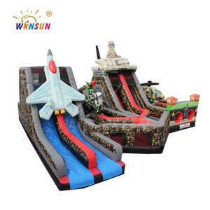 New Commercial Bounce House Obstacle Course Military Rush Obstacle Course Indoor Obstacle Course Equipment