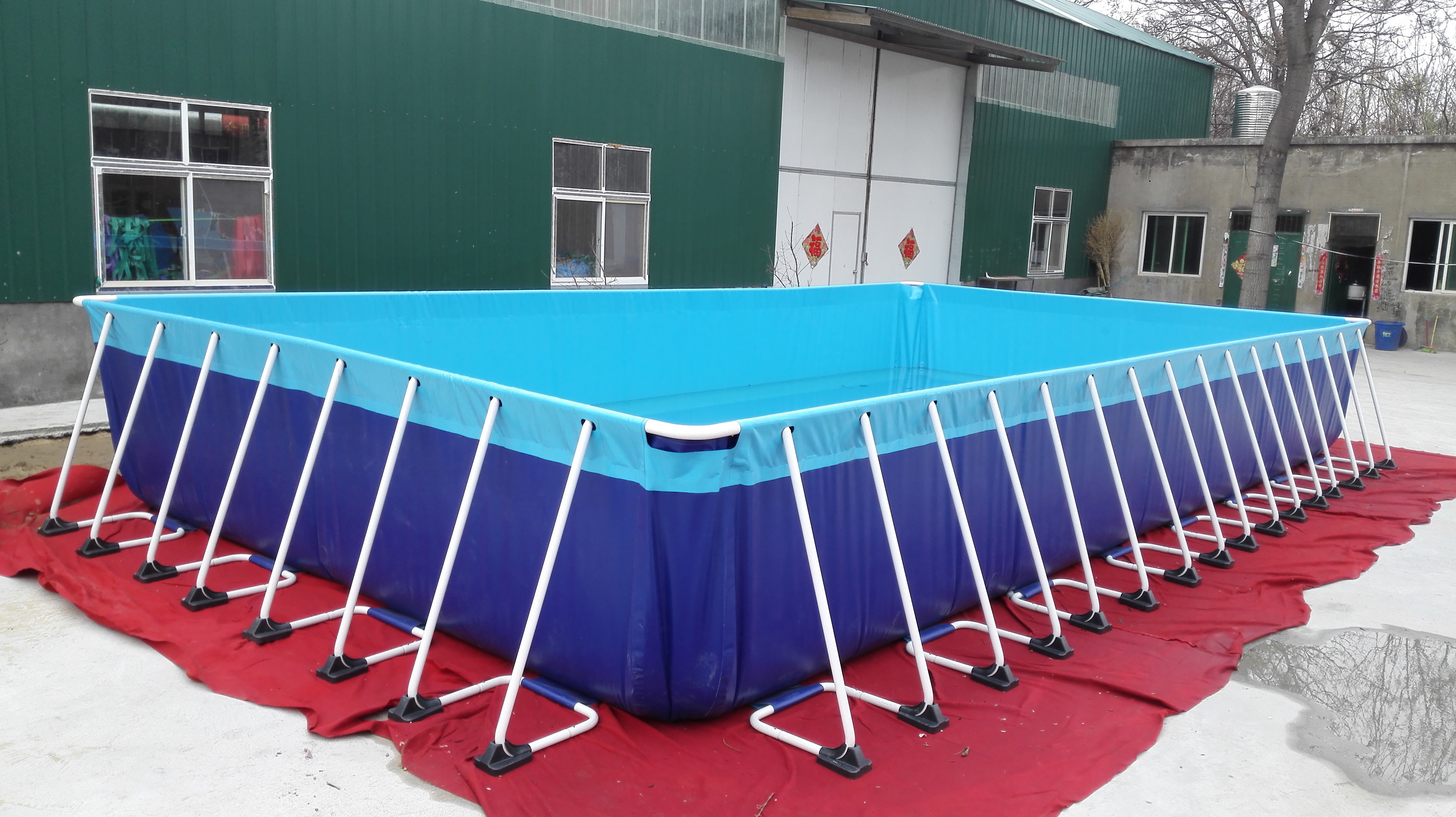 popular portable mini outdoor PVC swimming pool inflatable adult swimming pool