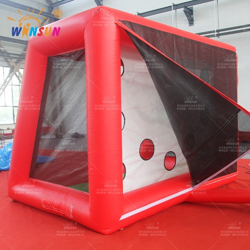 Customized Indoor Amusement Park Football Kids Mini Inflatable Soccer Goal