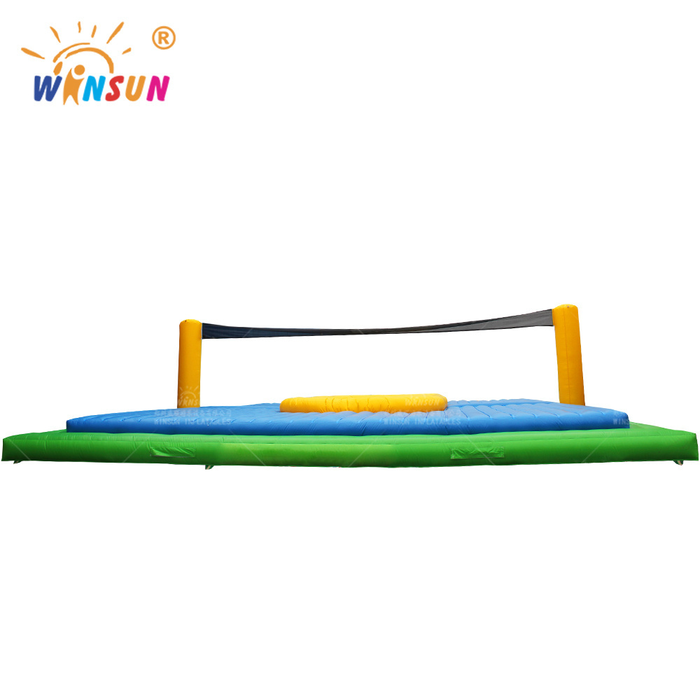 Good quality pvc volleyball field inflatable volleyball court outdoor sports game inflatable volleyball court