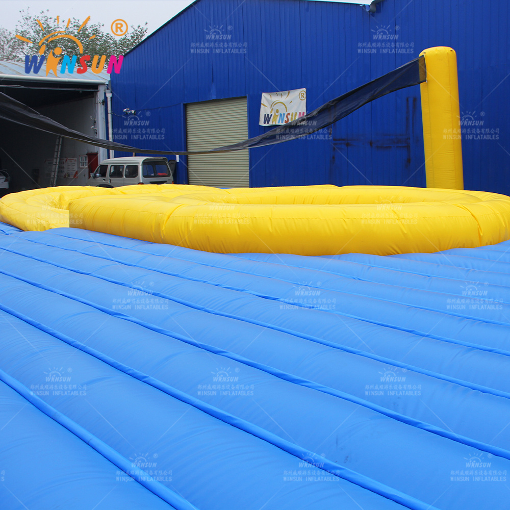 Good quality pvc volleyball field inflatable volleyball court outdoor sports game inflatable volleyball court