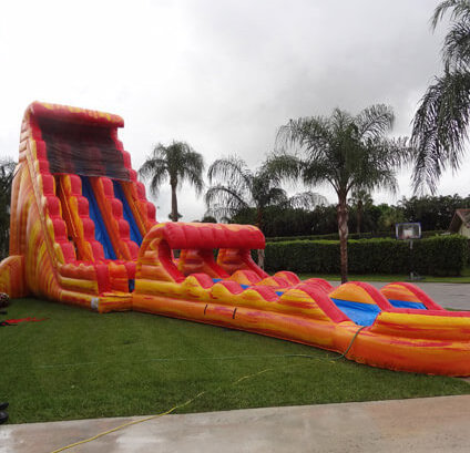 18 Feet Tall Inflatable Surf Pipeline Waterslide Large Inflatable Water Slide